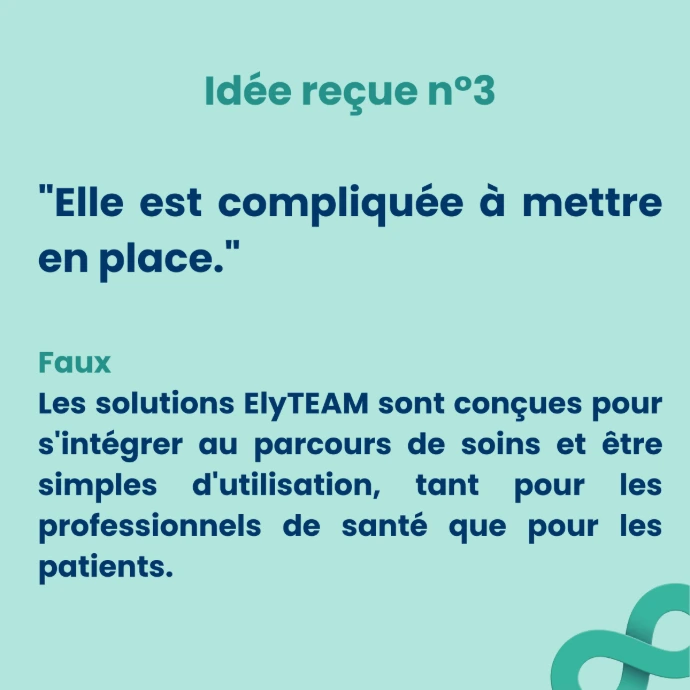 Accompagnement des professionnels de santé dans le déploiement d’une solution de télésurveillance médicale.