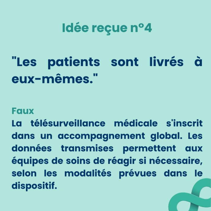 Patient acteur de son suivi grâce à l’accompagnement d’une équipe médicale à distance.