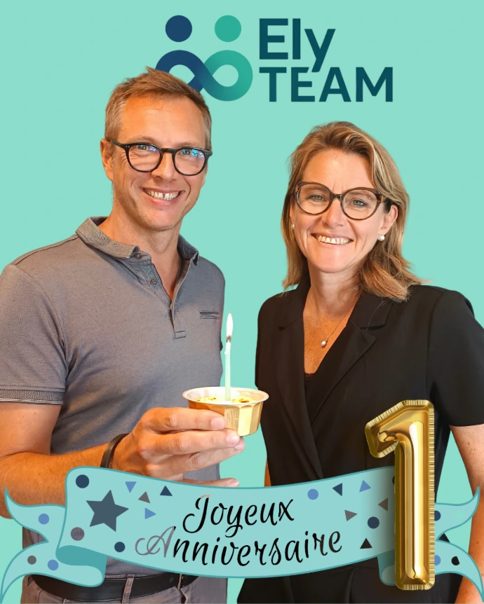 Noémie et Alexis célèbrent une première année riche en projets, rencontres et collaborations au service des parcours de soins.